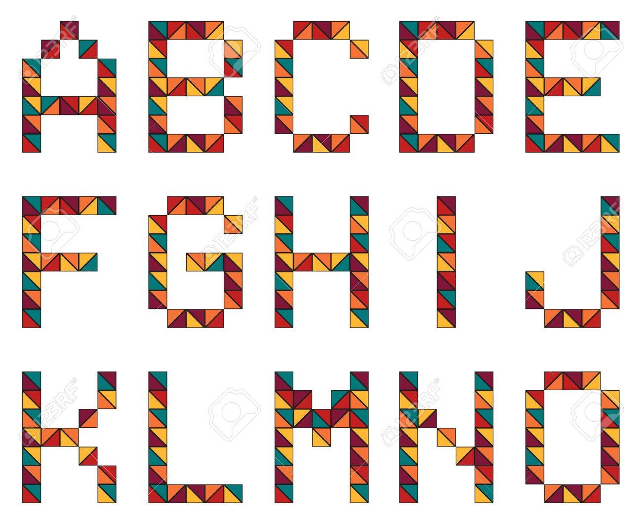 Set Of 15 Letters Of Alphabet In Geometric Style Made Of Colorful Triangles Part 1 rest Of Alphabet And Numbers Also Available In Portfolio Royalty Free SVG Cliparts Vectors And Stock Illustration Image 31075165 Set Of 15 Letters Of Alphabet In Geometric Style Made Of Colorful Triangles Part 1 rest Of Alphabet And Numbers Also Available In Portfolio Royalty Free SVG Cliparts Vectors And Stock Illustration Image 31075165