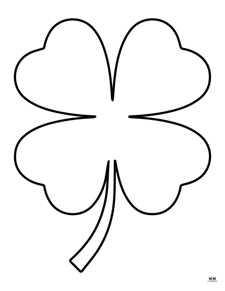 Shamrock Templates Coloring Pages 30 FREE Printables Printabulls Shamrock Templates Coloring Pages 30 FREE Printables Printabulls