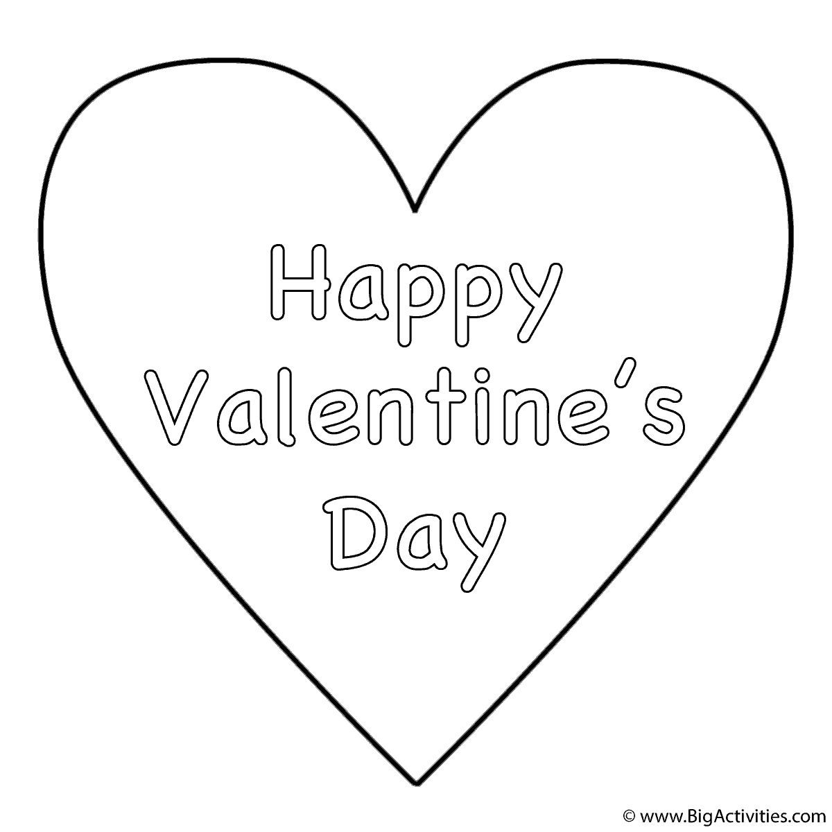 valentines day coloring sheets