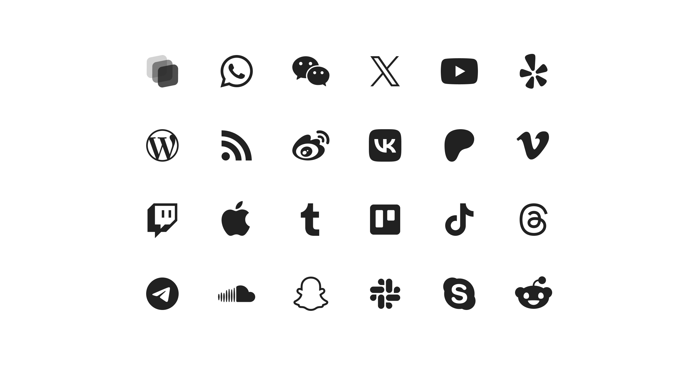 Social Media Icons