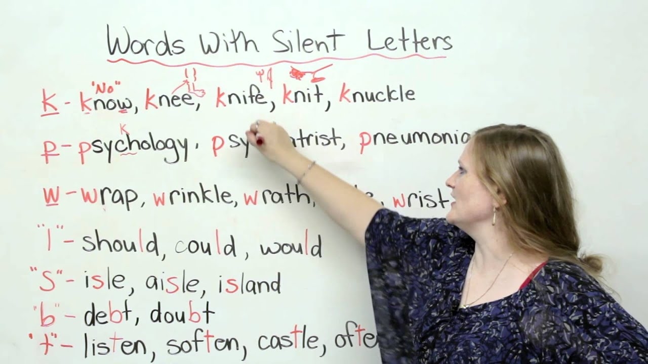 Spelling Pronunciation Words With Silent Letters YouTube Spelling Pronunciation Words With Silent Letters YouTube