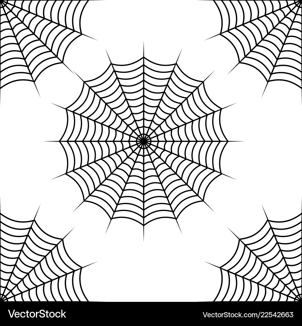 Spider Web Seamless Pattern Design Isolated Royalty Free Vector VectorStock Spider Web Seamless Pattern Design Isolated Royalty Free Vector VectorStock