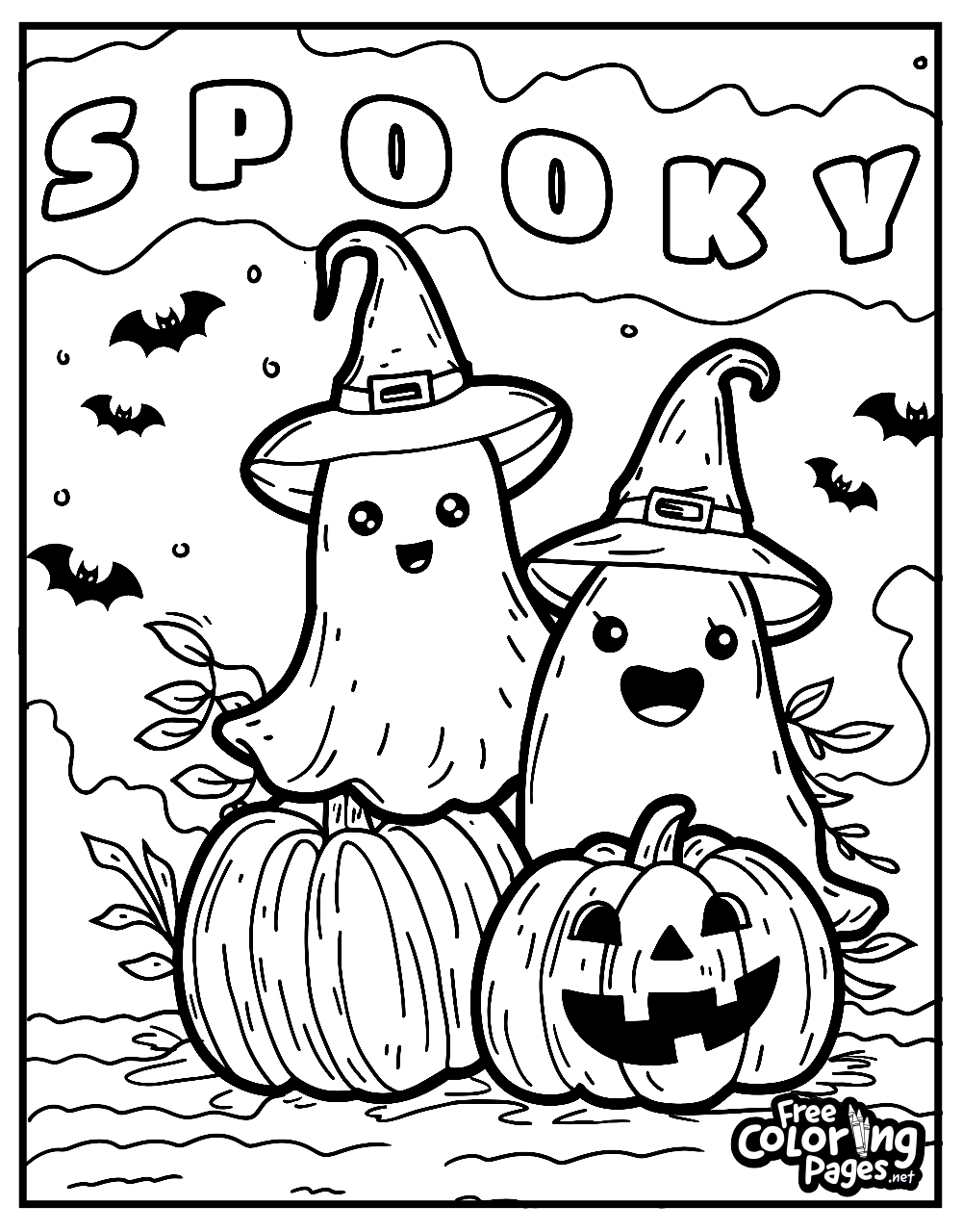coloring pages halloween printable