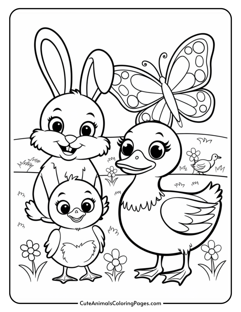 Spring Animals Coloring Pages 7 Free Printable PDF Pages Cute Animals Coloring Pages Spring Animals Coloring Pages 7 Free Printable PDF Pages Cute Animals Coloring Pages