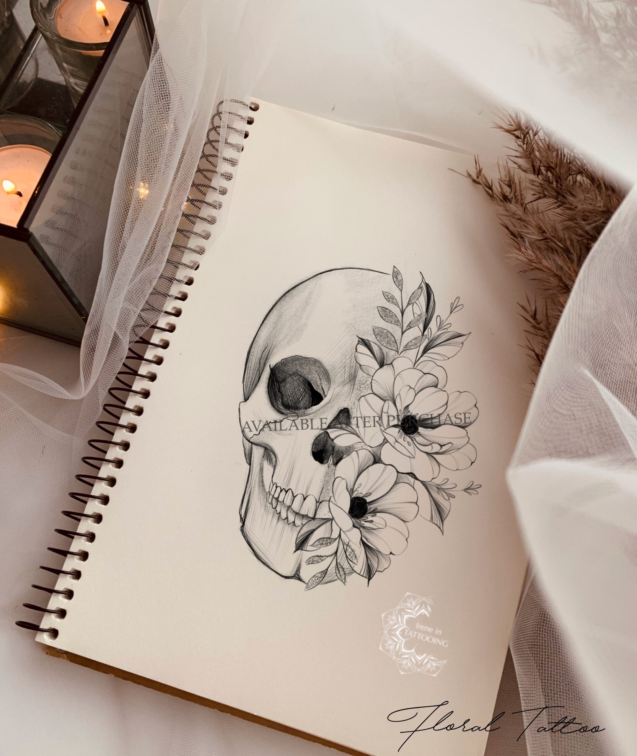 Tattoo Design Skull With Flowers Anemones Instant Download Printable Stencil Custom Tattoo Design Etsy Israel Tattoo Design Skull With Flowers Anemones Instant Download Printable Stencil Custom Tattoo Design Etsy Israel