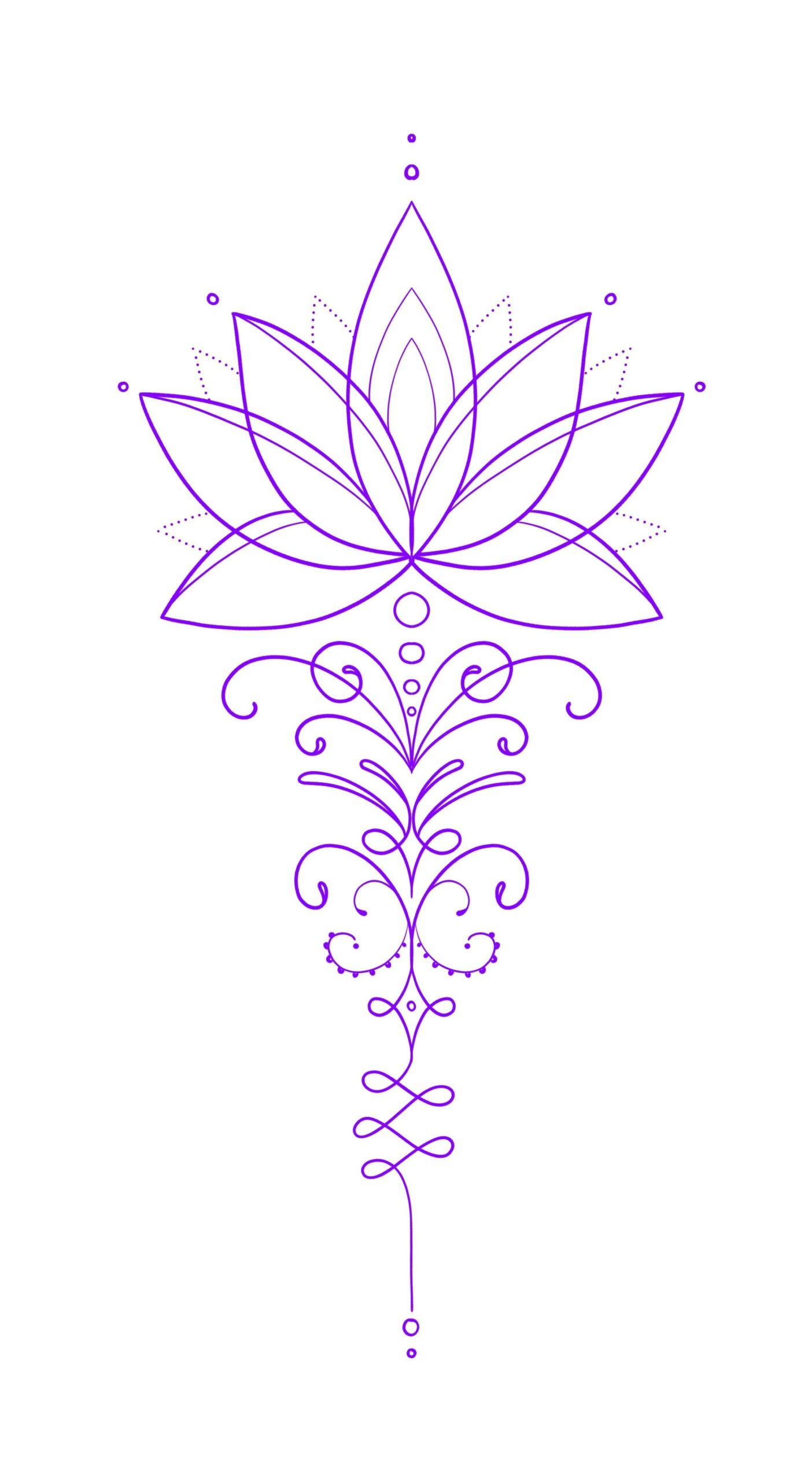 Printable Outline Tattoo Stencil Designs