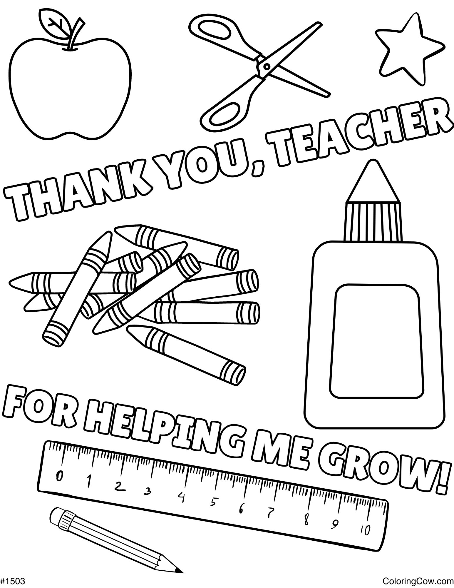 teacher appreciation coloring page