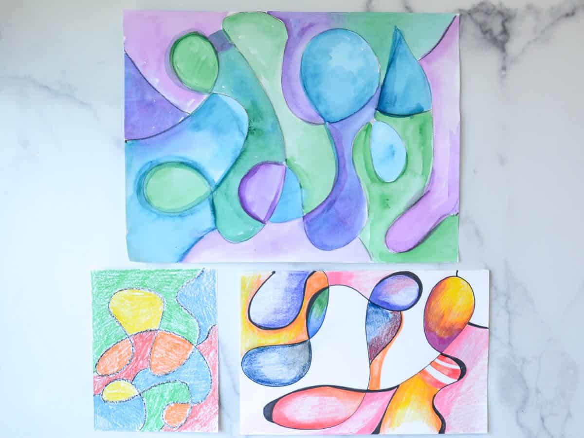 The Easiest Abstract Art Project For Kids Crafty Art Ideas The Easiest Abstract Art Project For Kids Crafty Art Ideas