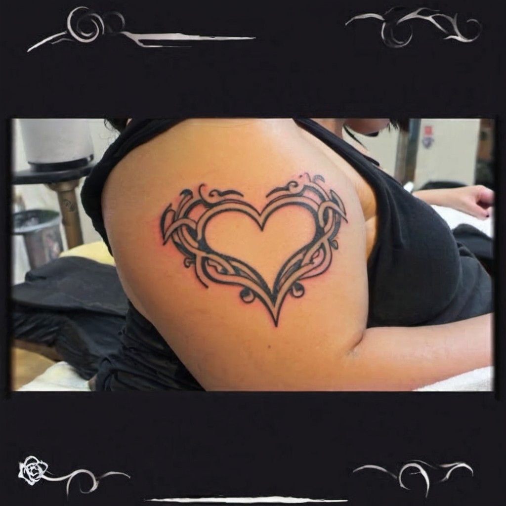 design a heart tattoo
