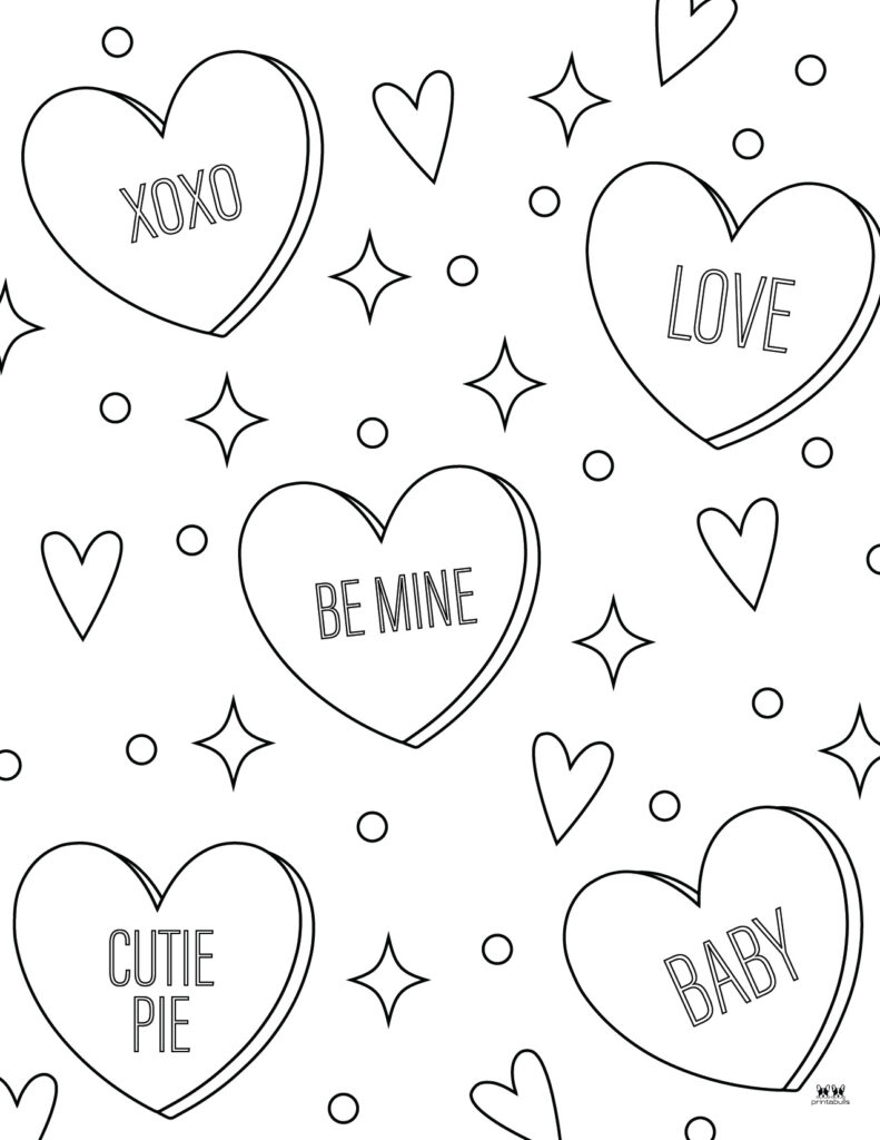 free printable valentines coloring pages pdf