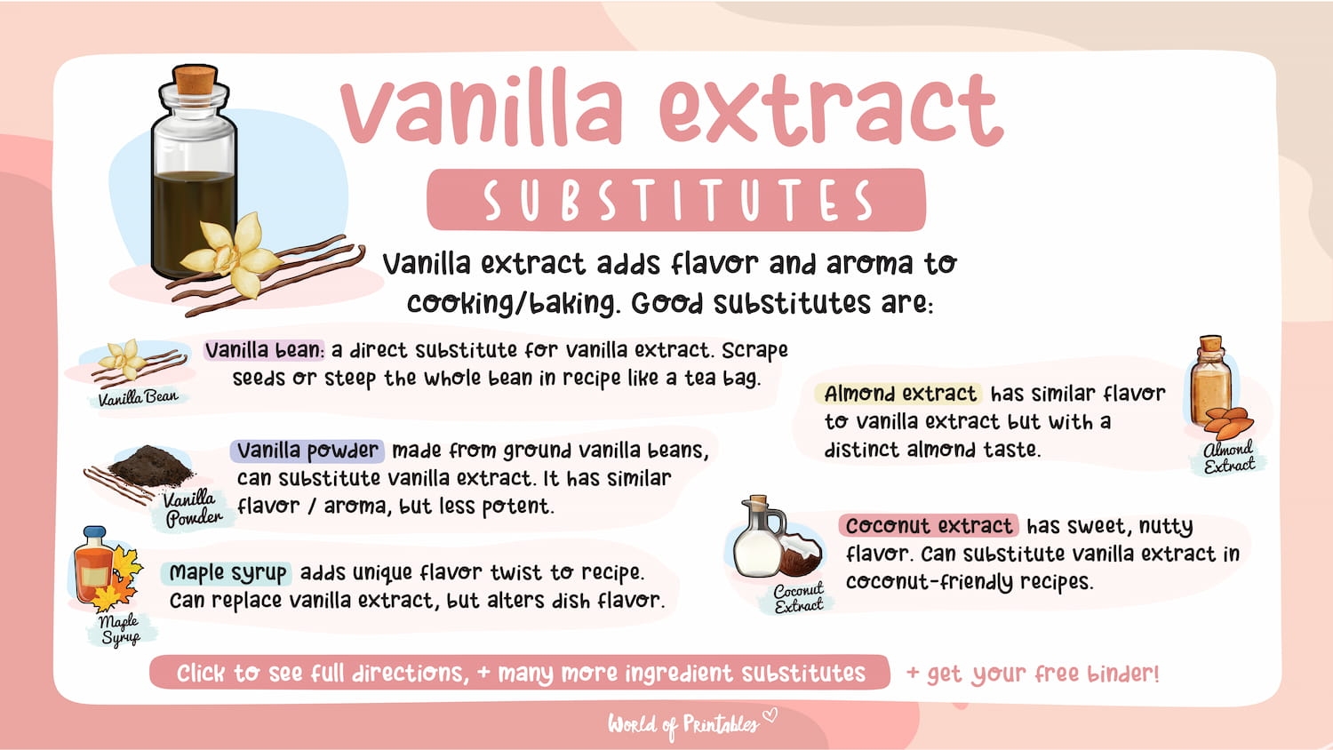 What Can I Use In Place Of Vanilla Extract