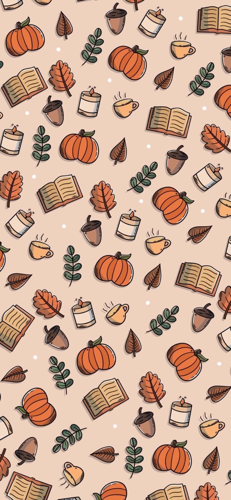 Warm Cosy Autumn Fall Illustration Phone Background Wallpaper Cute Fall Wallpaper Halloween Wallpaper Iphone Backgrounds Autumn Phone Wallpaper