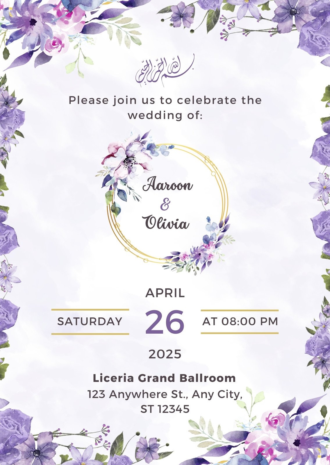 Wedding Invitation Templates To Customize For Free Canva Wedding Invitation Templates To Customize For Free Canva