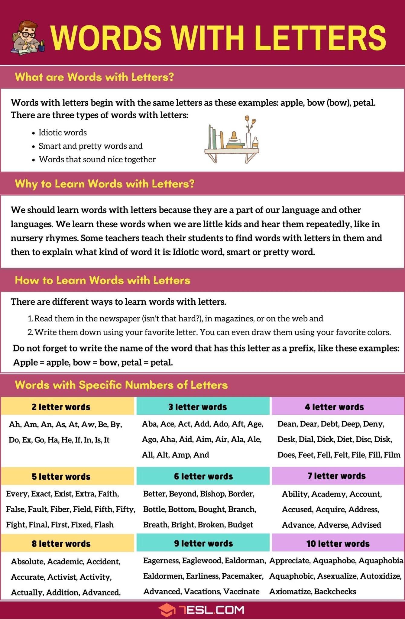 Words With Letters 7ESL